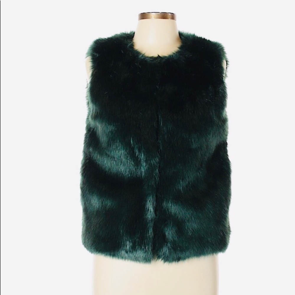 TopShop Fur Vest size 6 / 8